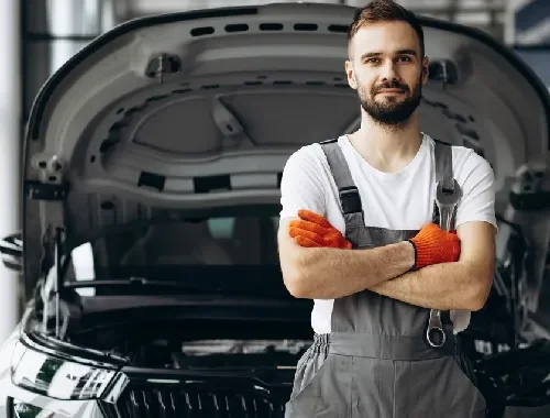 Experienced local mechanic working on a customer vehicle in Sunshine North